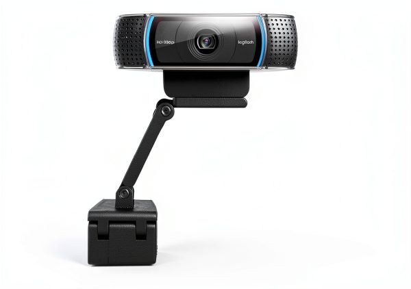 Calibra Webcam Clamp Mount Adjustable Black-0