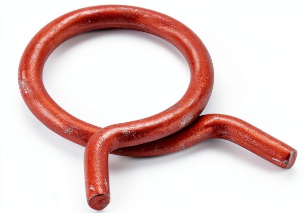 Rotor Clip Spring Hose Clamp Zinc Finish 3/8 Tang-0