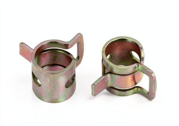 PATIKIL Spring Hose Clamps Zinc Plated 65Mn Steel Leak Proof-2
