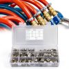 Kuuleyn 304 Stainless Steel Spring Hose Clamps 160-Piece Set-4
