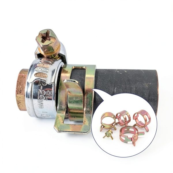 NexSync Spring Hose Clamps 65 Manganese Steel Double Ear-6