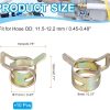 PATIKIL Spring Hose Clamps Zinc Plated 65Mn Steel Leak Proof-1