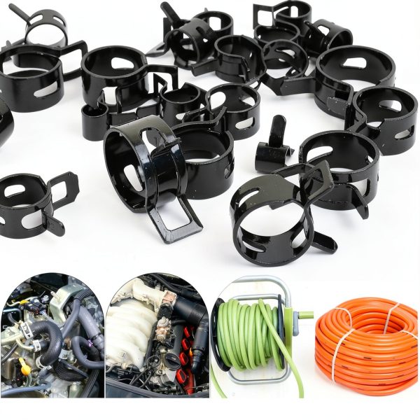 AUUTI Spring Hose Clamps 65 Manganese Steel Industrial-4