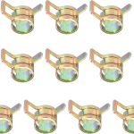 PATIKIL Spring Hose Clamps Zinc Plated 65Mn Steel Leak Proof-0