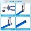 PATIKIL Spring Hose Clamps Zinc Plated 65Mn Steel Leak Proof-4