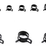 WEAXIO Spring Hose Clamps Steel Kit Automotive Industrial-0