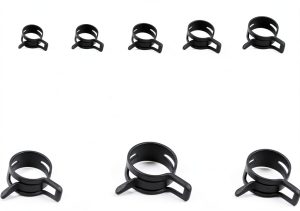 WEAXIO Spring Hose Clamps Steel Kit Automotive Industrial-0