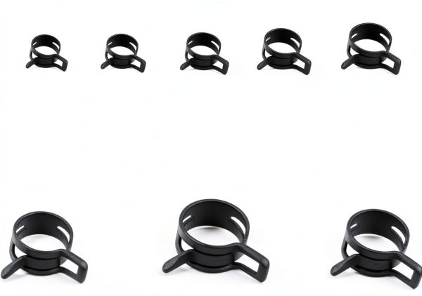 WEAXIO Spring Hose Clamps Steel Kit Automotive Industrial-0