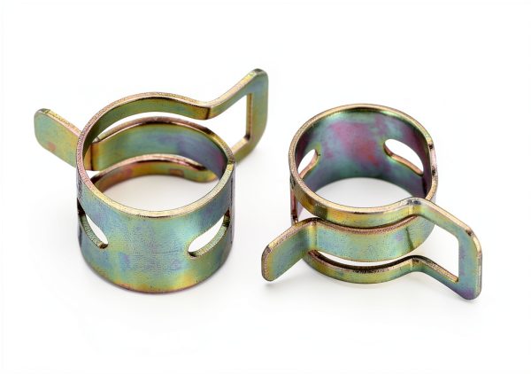 PATIKIL Spring Hose Clamps Zinc Plated Steel Leak Proof-2