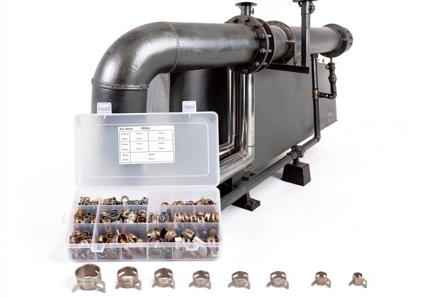 Kuuleyn 304 Stainless Steel Spring Hose Clamps 160-Piece Set-3