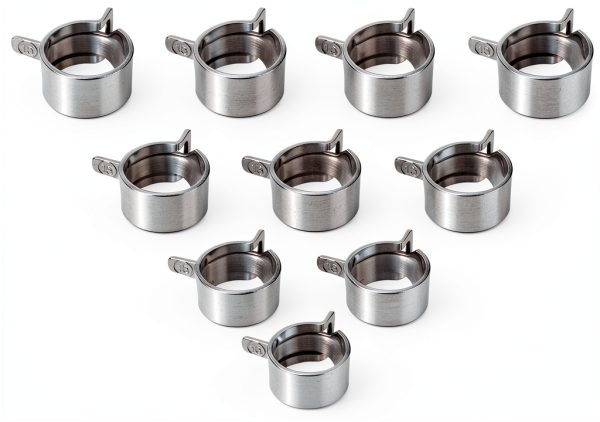 Koolance Spring Hose Clamps Nickel Steel Reusable 10 Pack-0