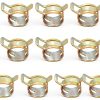 PATIKIL Spring Hose Clamps Zinc Plated Steel Leak Proof-0