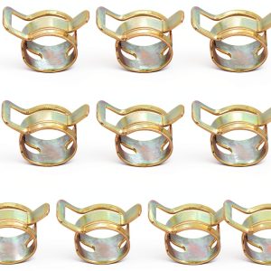 PATIKIL Spring Hose Clamps Zinc Plated Steel Leak Proof-0