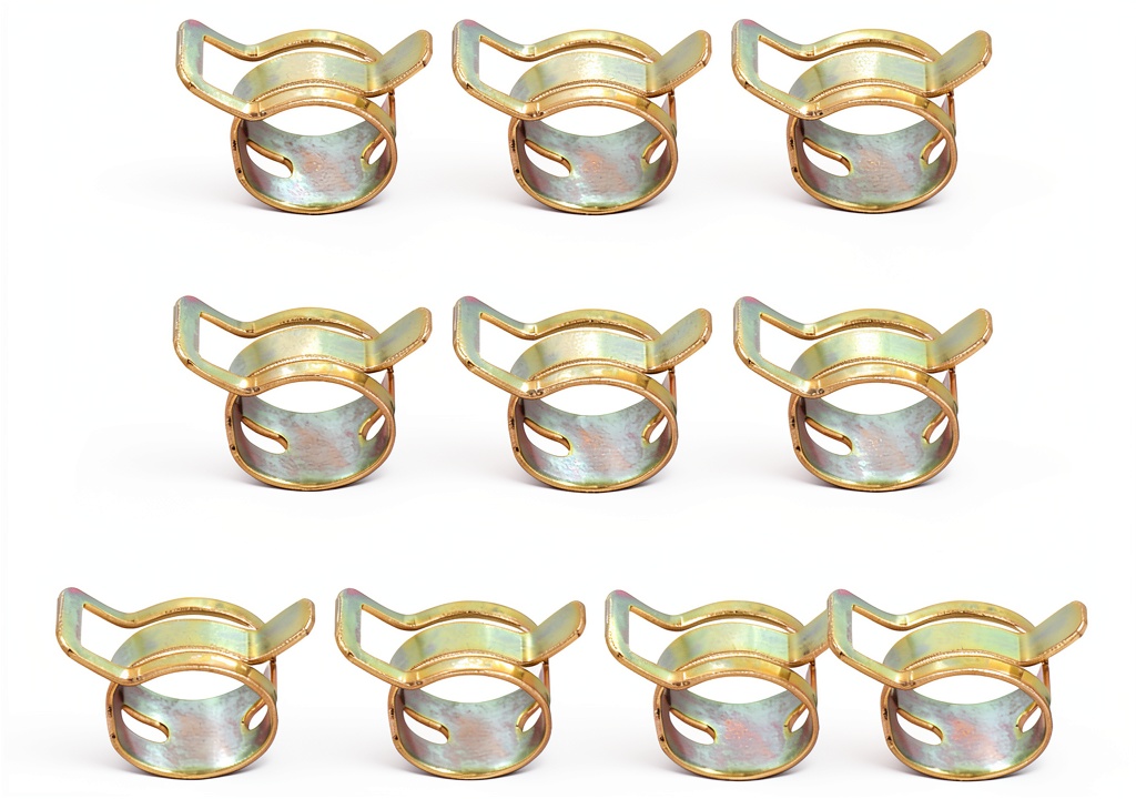 Installing PATIKIL Spring Hose Clamps Zinc Plated Steel Leak Proof on automotive vacuum lines
