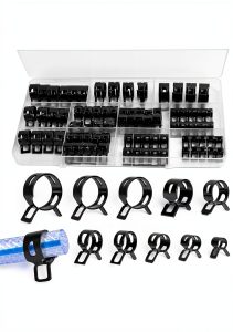 AUUTI Spring Hose Clamps 65 Manganese Steel Industrial-0