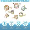 PATIKIL Spring Hose Clamps Zinc Plated 65Mn Steel Leak Proof-3