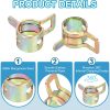 PATIKIL Spring Hose Clamps Zinc Plated 65Mn Steel Leak Proof-2
