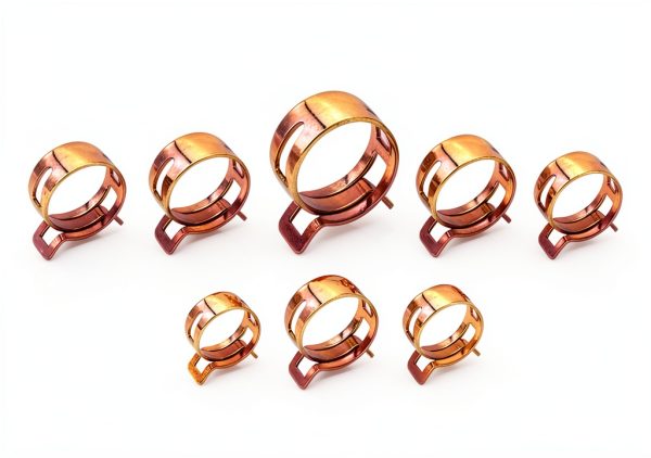 NexSync Spring Hose Clamps 65 Manganese Steel Double Ear-5