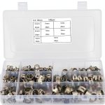 Kuuleyn 304 Stainless Steel Spring Hose Clamps 160-Piece Set-0