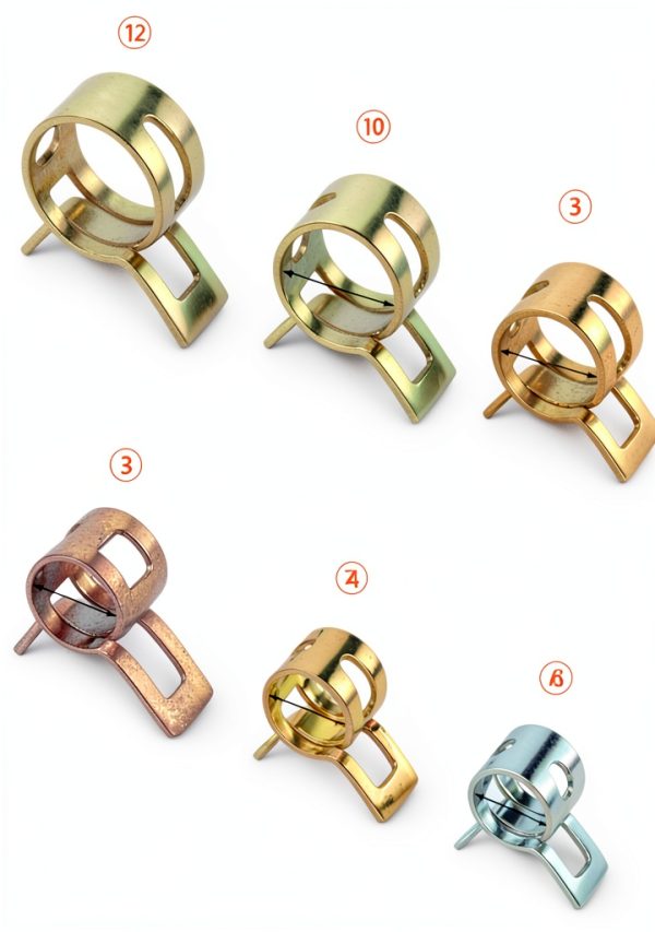 Cilky 20pcs Spring Hose Clamps 304 Stainless Steel-2