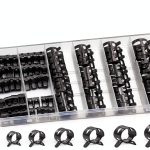 Smseace Spring Hose Clamps Carbon Steel Leak Proof 8 Sizes-0