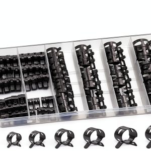 Smseace Spring Hose Clamps Carbon Steel Leak Proof 8 Sizes-0