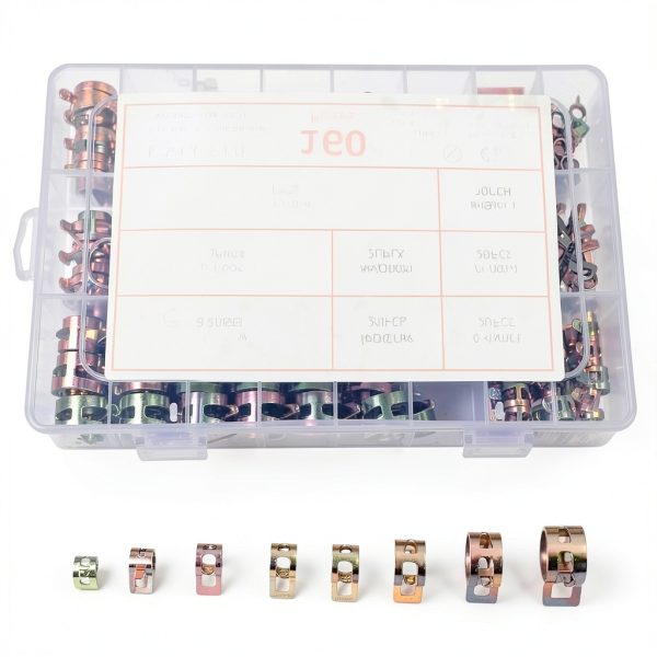 YNEGSDE Spring Hose Clamps 65Mn Steel 8 Sizes 160pcs Kit-6