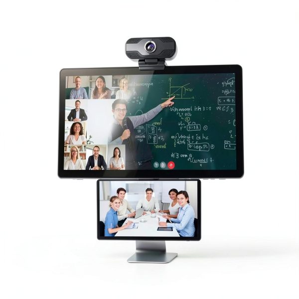 1080p Webcam GreenYellow Adjustable Panning Webcam-5