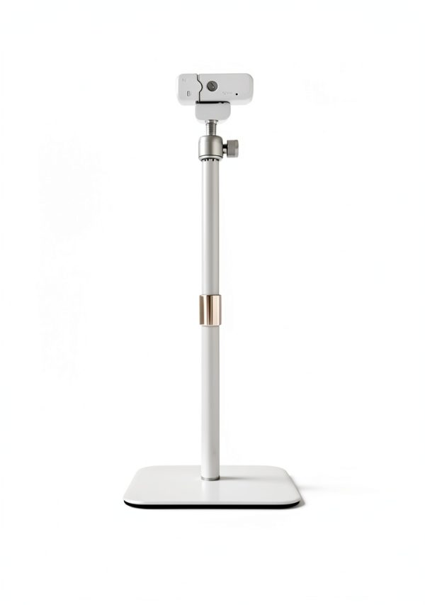 AceTaken White Webcam Stand Adjustable 17in-5