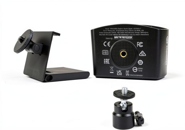 Acetaken Adjustable Webcam Stand Foldable Ball‑Head Mount Black-2