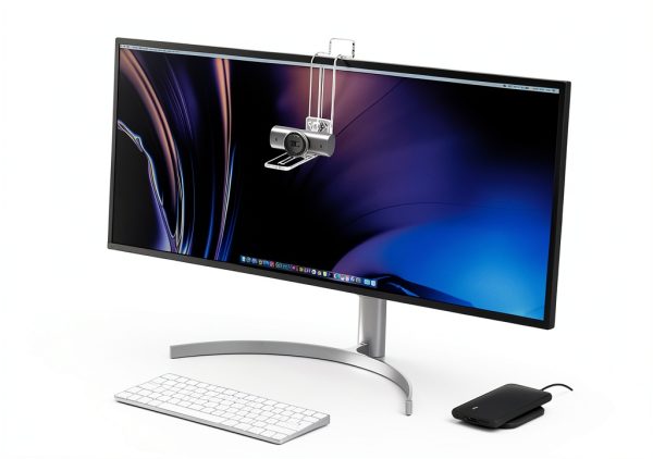 Transparent Acrylic Webcam Mount by TOCCOOL for Logitech-4
