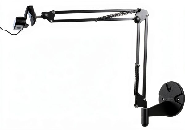 Acetaken Webcam Mount Suspension Arm with Desk Clamp and Wall Mount-3