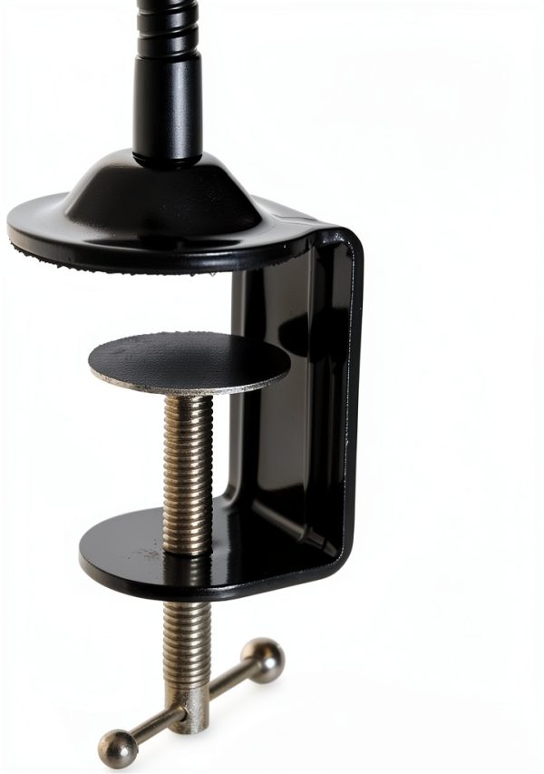 Acetaken Adjustable Webcam Stand Foldable Ball‑Head Mount Black-4