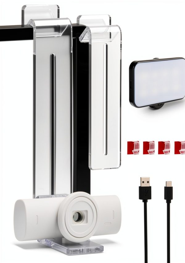 Transparent Acrylic Webcam Mount by TOCCOOL for Logitech-0