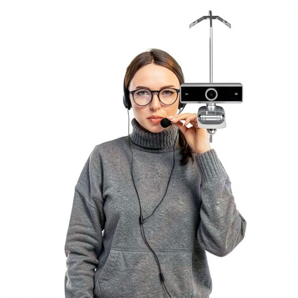 TOCCOOL Transparent Acrylic Webcam Stand Portable-3