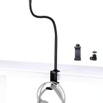 Webcam Mount Acetaken Adjustable Black Clamp-0