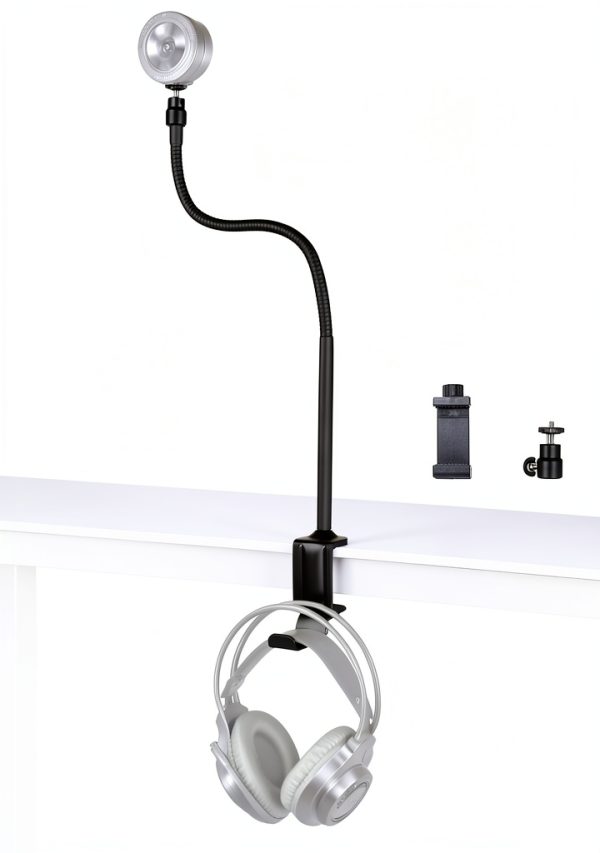 Webcam Mount Acetaken Adjustable Black Clamp-0