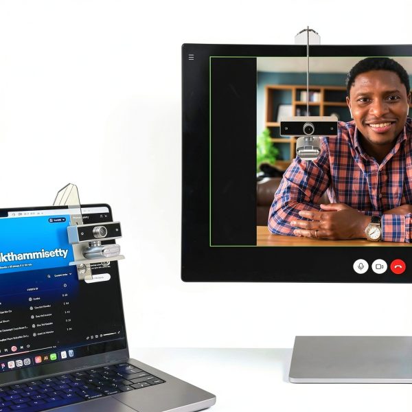 TOCCOOL Transparent Acrylic Webcam Stand Portable-5