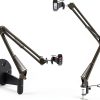 Acetaken Webcam Mount Suspension Arm with Desk Clamp and Wall Mount-1