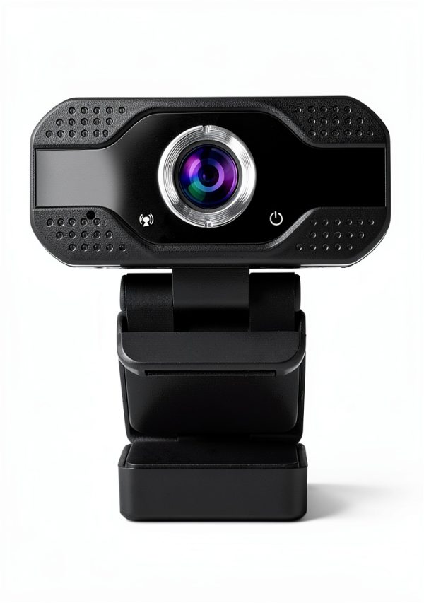 1080p Webcam GreenYellow Adjustable Panning Webcam-3