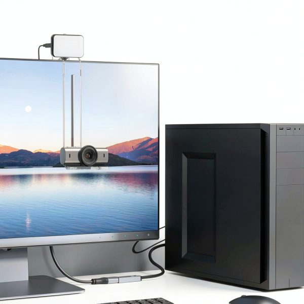 Transparent Acrylic Webcam Mount by TOCCOOL for Logitech-5