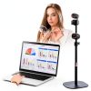 Acetaken Webcam Stand with Metal Ball-Head Adapter HDWS-ACT-002-2