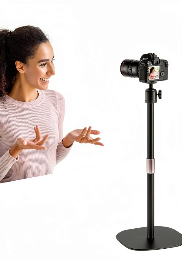 Acetaken Webcam Stand with Metal Ball-Head Adapter HDWS-ACT-002-3