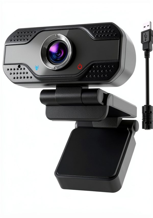 1080p Webcam GreenYellow Adjustable Panning Webcam-0