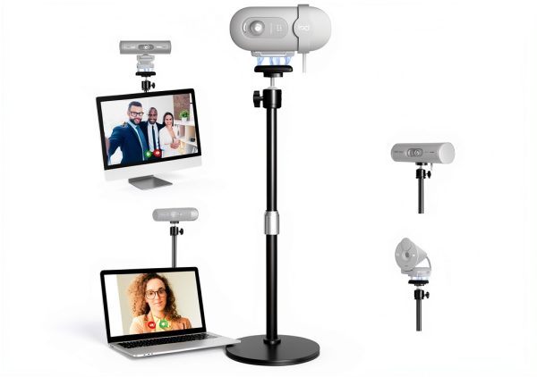 Acetaken Brio Webcam Stand Adjustable Aluminum Tripod-0