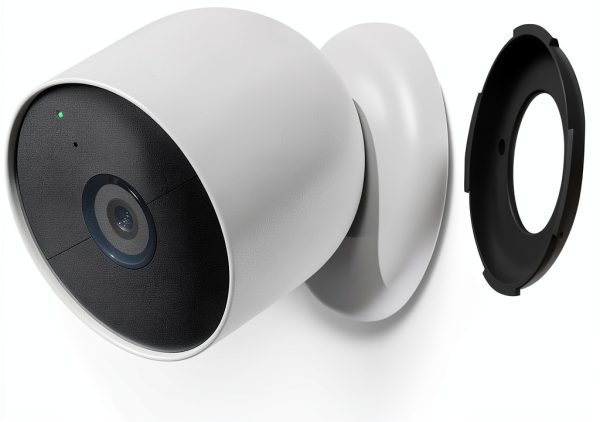Nest Cam Wall Mount Plate ARSUNOVO Shock Resistant Black 2 Pack-2