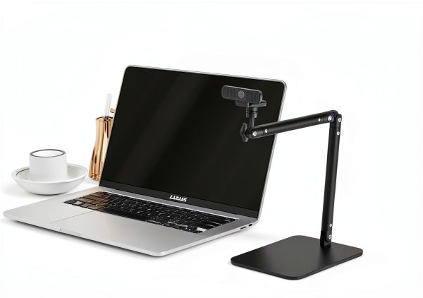 Advenza Adjustable Webcam Stand D708 Black Gimbal Mount-6