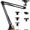 Etour Webcam Boom Arm Mount 27in Desk Clamp with 1/4‑inch Ball Head-1