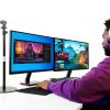 Acetaken Heavy-Duty Adjustable Webcam Stand with Aluminum Ball-Head-1