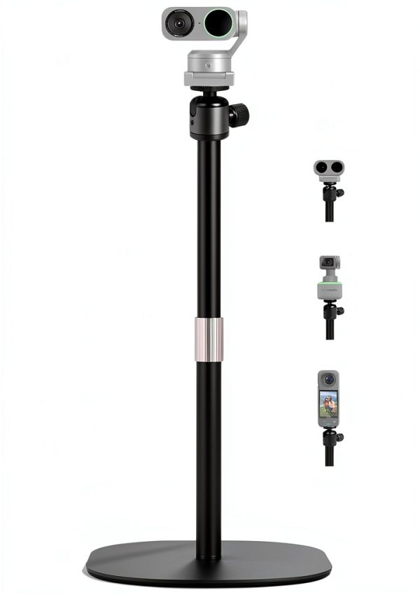 Acetaken Heavy-Duty Adjustable Webcam Stand with Aluminum Ball-Head-0